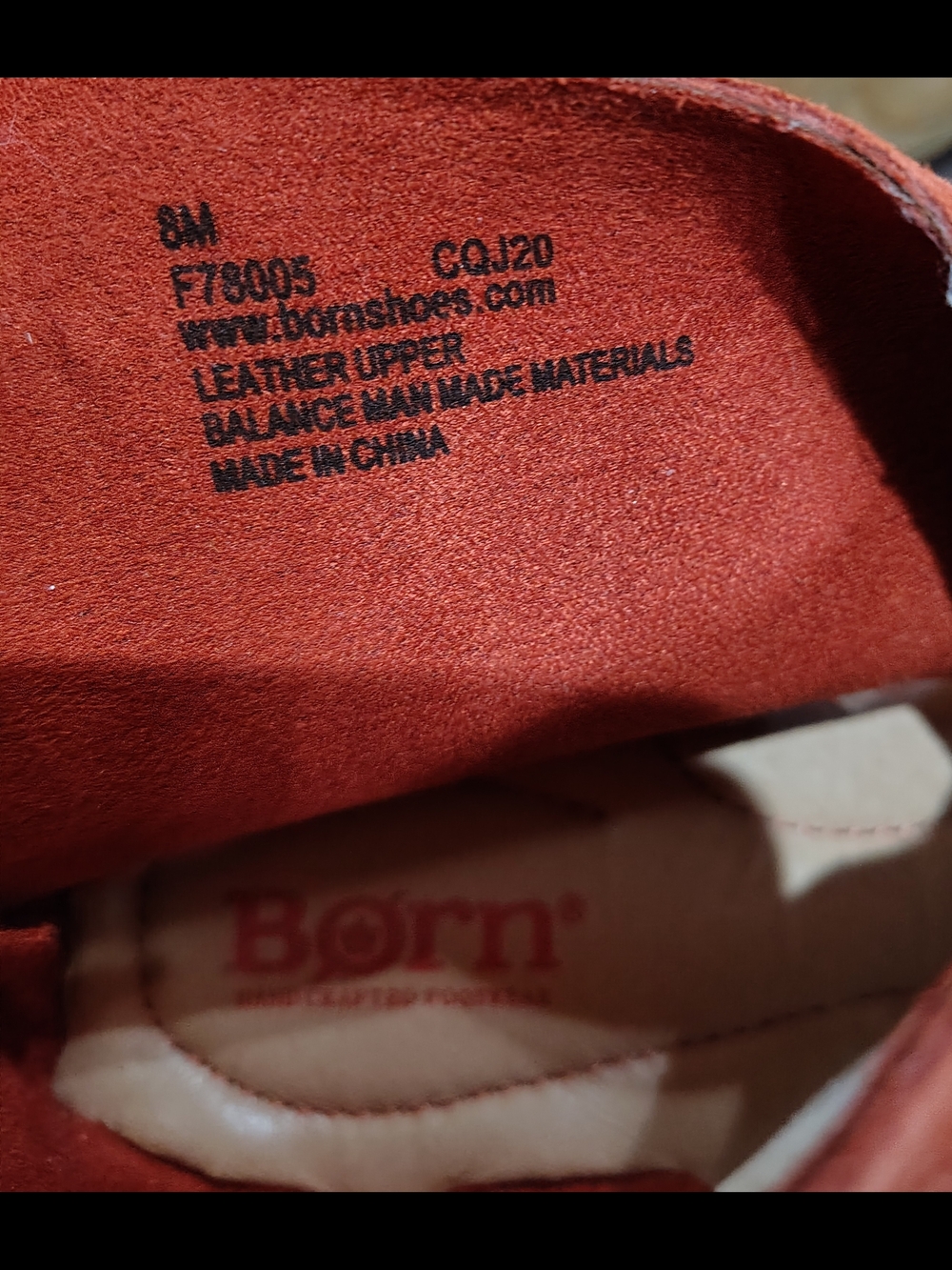 Born Women's Iwa Suede Open-Toe Sandals in Rust - Picture 5 of 5